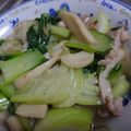 ゆきりら1975's cooksnap of when they made ♪チンゲンサイと鶏肉の塩炒め♪.