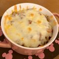 tentemari☆'s cooksnap of when they made 余ったミートソースで♪ポテトのチーズ焼き.