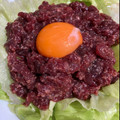 ティンク★'s cooksnap of when they made ゴマ・ゴマ・ゴマの鯨肉のユッケ風.