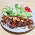 まる゜'s cooksnap of when they made 和風ステーキ丼！.