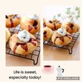 runa10's cooksnap of when they made パンにスイーツにドリンクに☆塩クリーム☆.