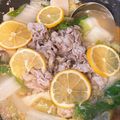みんく0001's cooksnap of when they made 塩麹でレモン鍋☆.