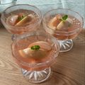 かんな☆'s cooksnap of when they made 【夏のデザート♡】桃のコンポートゼリー.
