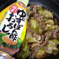 あいりんJAPAN's cooksnap of when they made 牛肉とキャベツのみぞれ煮.
