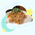 ダッフィーニーうに's cooksnap of when they made 簡単で美味い☆豚キムチ焼きうどん.
