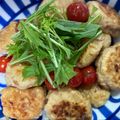 にこふわわ's cooksnap of when they made ふわふわ鶏つくねの甘酢てり焼き.