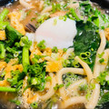 料理男子部's cooksnap of when they made きのことほうれん草の和風カレーうどん.