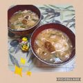 みかかめ's cooksnap of when they made 卵がふわふわ♡なめこと長ねぎのお味噌汁.