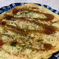 八条ニコリ's cooksnap of when they made 簡単♫たこ焼き粉でチヂミ.
