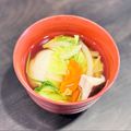 クックCF0W2S☆'s cooksnap of when they made 白だしで簡単！鶏肉と白菜のお雑煮.