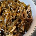 akiko's cooksnap of when they made 失敗なし・茎わかめの佃煮.