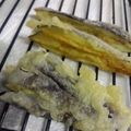 ton0g0ton's cooksnap of when they made 天ぷらの茄子の切り方.