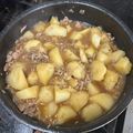 クックCX39UA☆'s cooksnap of when they made 美味いんジャガ！ひき肉とじゃがいも甘煮.