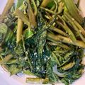 yu🐓's cooksnap of when they made 空芯菜のガリバタ炒め.