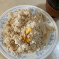 papikun's cooksnap of when they made 桜海老が香ばしい～♪たぬきご飯の炒飯☆.