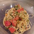 ななみはママ's cooksnap of when they made 超シンプル！トマトと大葉で和風冷製パスタ.
