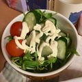 クック49L4Ho☆'s cooksnap of when they made グリーンサラダ　豆苗活用.