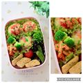 runa10's cooksnap of when they made お弁当に！おかずマカロニ♬.