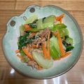 Meg☆0725's cooksnap of when they made 簡単♪美味しい♪青梗菜とツナのサラダ.