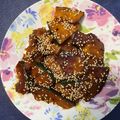 とらこ's cooksnap of when they made フライパンで！簡単かぼちゃの甘辛焼き.
