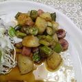 クック6DDPP8☆'s cooksnap of when they made ベーコンとアスパラとポテトのマヨ醤油焼き.