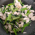 まん丸みかリン's cooksnap of when they made 鳥ササミと小松菜の炒め物.