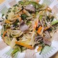 クックP0TKD5☆'s cooksnap of when they made 砂肝とニラもやしのさっぱり塩味炒め.