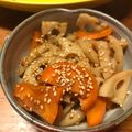 cafeokapio's cooksnap of when they made レンコン　ピリ辛.