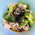 azbjbn's cooksnap of when they made ブロッコリーと豆腐の韓国風サラダ.