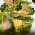 かずしラブ's cooksnap of when they made ブロッコリーベーコン卵炒め♪.