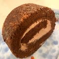 らてぼう's cooksnap of when they made とろける〜♪シフォンのチョコロールケーキ.