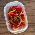 みるく茶's cooksnap of when they made パプリカと玉ねぎの甘酢炒め.