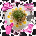 tuxedocat's cooksnap of when they made パワー！ゴマだれササミエッグ♡.