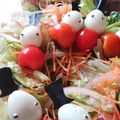 あゆみチャン's cooksnap of when they made ｸﾘｽﾏｽに♡ ✱雪だるまピンチョス✱.