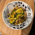 peanutsss's cooksnap of when they made 節約～豚こま肉とズッキーニのカレー炒め☆.