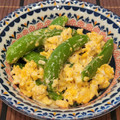 あーこ姐's cooksnap of when they made スナップエンドウと入り卵のゴママヨ和え♪.