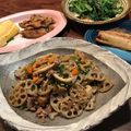 こつゆ514's cooksnap of when they made れんこんと冷蔵庫にあるものできんぴら.
