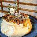 こいさんcoisan's cooksnap of when they made 幸せスイーツ♡甘栗と珈琲のパブロバ！.