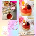 runa10's cooksnap of when they made １歳誕生日♡超簡単ケーキ♪甘くない♫.