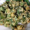 ぱじゃこ's cooksnap of when they made 大葉大量消費☆オクラかき揚げ.