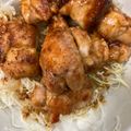 手抜きクック's cooksnap of when they made 照り鶏キャベ盛温玉のっけ丼.