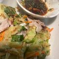 パプリカ婦人's cooksnap of when they made OSAKA鶴橋オモニのチヂミ♪わけぎ・韮.