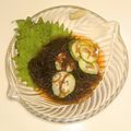 なめこおろし's cooksnap of when they made 青じそともずくの酢の物(ワサビ）.