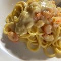 ピッチリ's cooksnap of when they made シーフードミックスで簡単クリームパスタ.