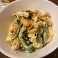 こうせい(=ﾟωﾟ)ﾉ's cooksnap of when they made きゅうりと竹輪の玉子サラダ.