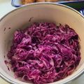 ｸﾏﾘｴ's cooksnap of when they made Oh！Purple♪紫キャベツマリネ.