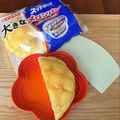 まこさんど's cooksnap of when they made 裏技！上手に等分カット♡.