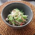 ふか谷's cooksnap of when they made 豆苗とカニカマのなめたけあえ♪.