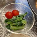 エリィガガ's cooksnap of when they made ごま油が美味しい☺ほうれん草ナムル☺.
