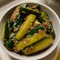 ｏｇａｃｈａｎ's cooksnap of when they made 箸休めに梅肉とキュウリの胡麻風味和え.